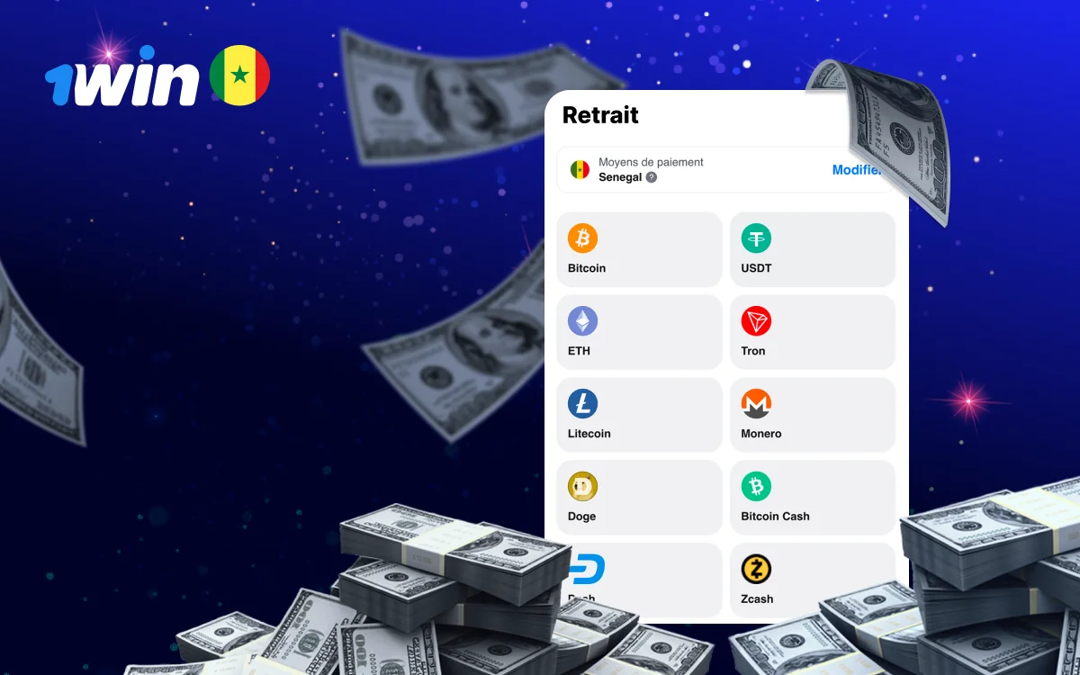 1win Sénégal crypto